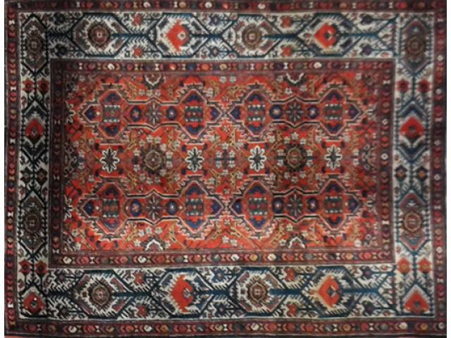 Antigo Tapete “Shirvan”. 1,50 x 1,18 cm = 1,77 cm